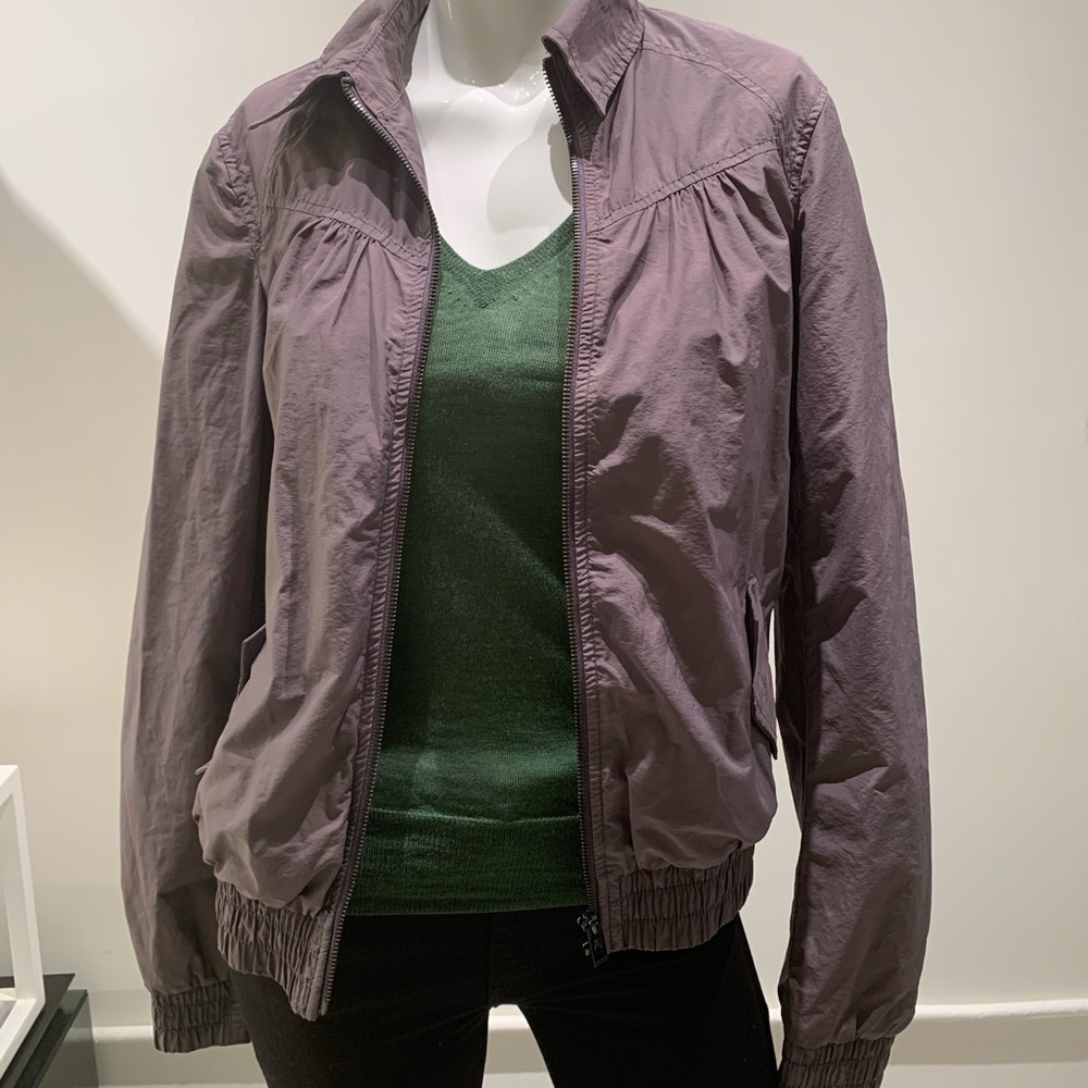 Esprit Jacket size 6 Gray Windbreaker